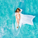 Clear Kayak Flying Dress Photoshoot - Image 4