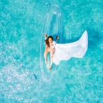 Clear Kayak Flying Dress Photoshoot - Image 2