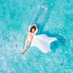 Clear Kayak Flying Dress Photoshoot - Image 6