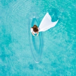 Clear Kayak Flying Dress Photoshoot - Image 8
