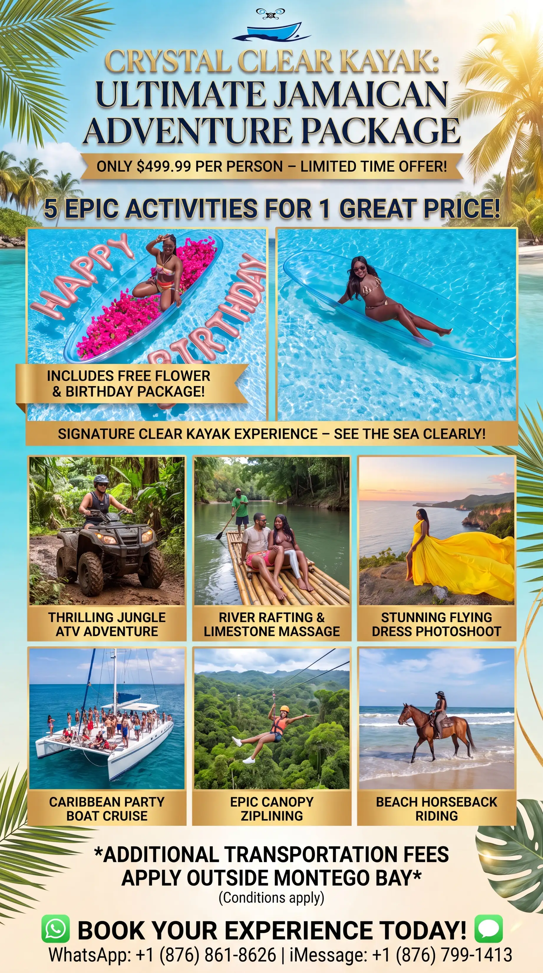 Ultimate Jamaican Adventure Package — Premium All-Day Experience